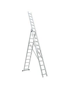 UP Echelle transformable en aluminium coulissante extensible 3 plans