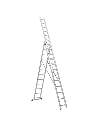 UP Echelle transformable en aluminium coulissante extensible 3 plans