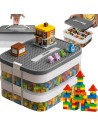 Boîte de rangement avec compartiments empilables pour jouets briques de construction