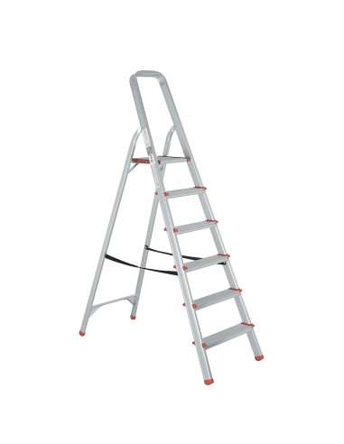 RISE Escabeau pliable en aluminium avec pieds antidérapants