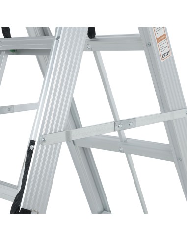 CLIMB Echelle double pliable et compacte en aluminium