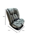POLLO Siège auto enfant évolutif 40-150 cm i-Size naissance jusqu'à 12 ans