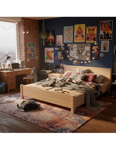 Sommier à lattes ergonomique 7 zones de confort avec plots de soutien