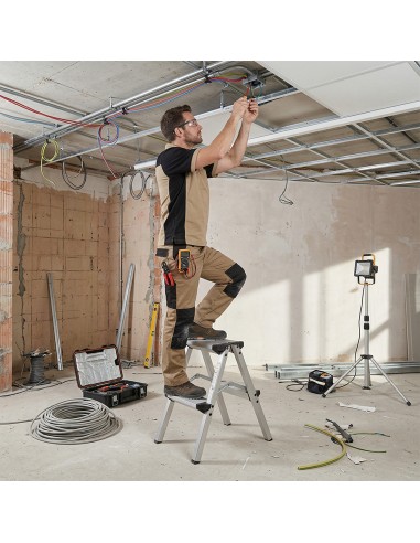 STEP Marchepied double pliable en aluminium