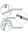 CLIMB Echelle double pliable et compacte en aluminium