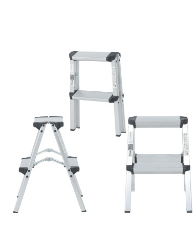 STEP Marchepied double pliable en aluminium