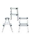 STEP Marchepied double pliable en aluminium