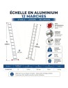 XTRA Echelle en aluminium simple