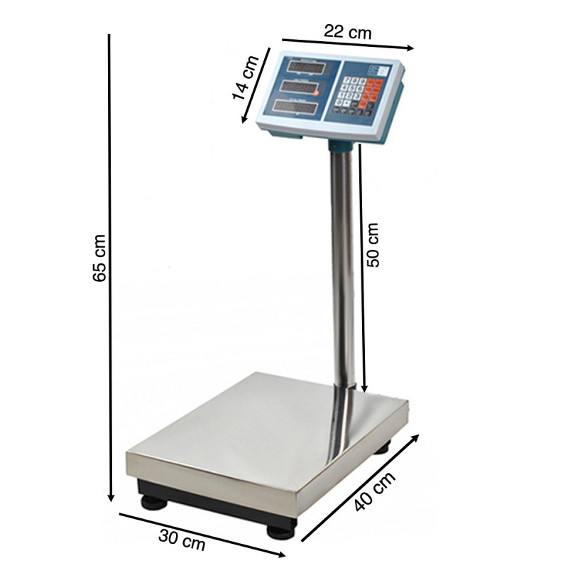 Balance industrielle dimensions