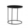 Table d'appoint avec pouf