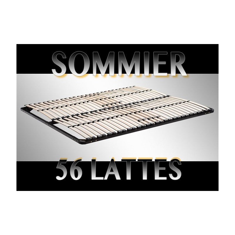 Sommier à lattes Résistant - fermeté réglable