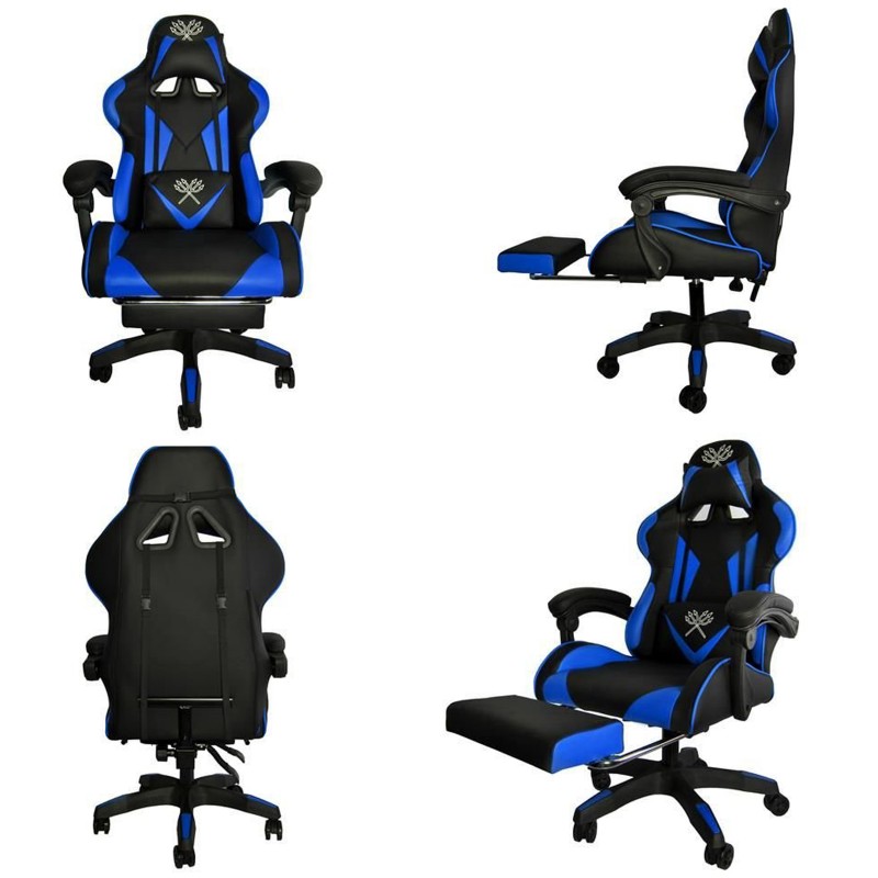 Siège de bureau gamer bleu