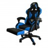 Fauteuil de bureau gamer bleu