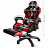 Chaise de bureau gamer rouge