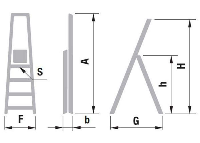 escabeau roulettes aluminium