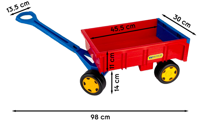 Dimensions du chariot